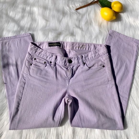 Cropped matchstick jean in garment-dyed denim - Picture 6 of 8